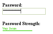 Password Strength Meter Like Google